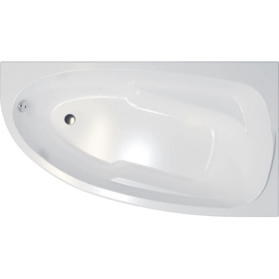 Акриловая ванна 1ACReal Мадрид Щ0000045645 L без опоры 170x95 см, угловая, асимметричная