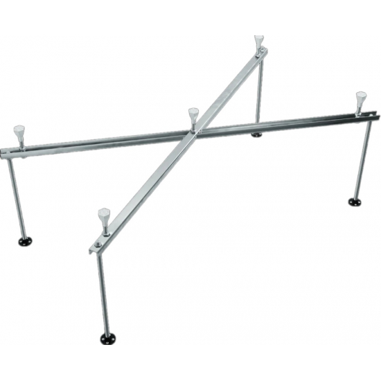 Акриловая ванна 1ACReal Стандарт Гамма 140x70 см, с каркасом