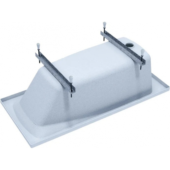 Акриловая ванна 1ACReal Стандарт Лондон 150x70 см, с каркасом