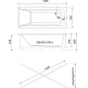 Акриловая ванна 1ACReal Тори Щ0000042932 без опоры 170x70 см