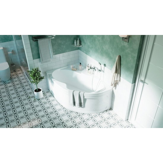 Акриловая ванна 1МАРКА  Aura 150x105 L см, без опоры