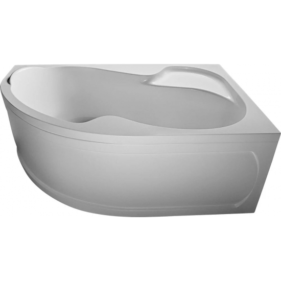 Акриловая ванна 1МАРКА  Aura 160x105 R см, угловая, с каркасом, асимметричная