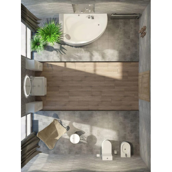 Акриловая ванна 1МАРКА  Catania L 150x105 см, без опоры угловая, асимметричная