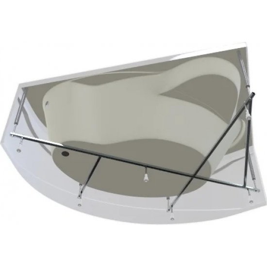 Акриловая ванна 1МАРКА  Catania L 150x105 см, угловая, с каркасом, асимметричная