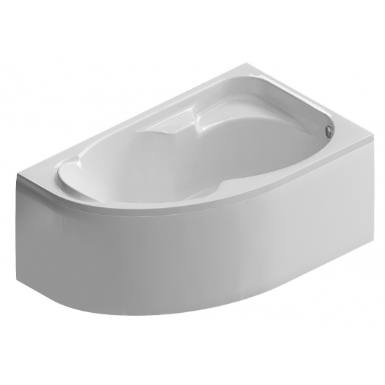 Акриловая ванна 1МАРКА  Diana R 160x100 см, угловая, с каркасом, асимметричная