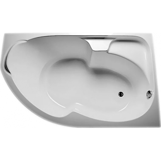 Акриловая ванна 1МАРКА  Diana R 170x105 см, без опоры угловая, асимметричная