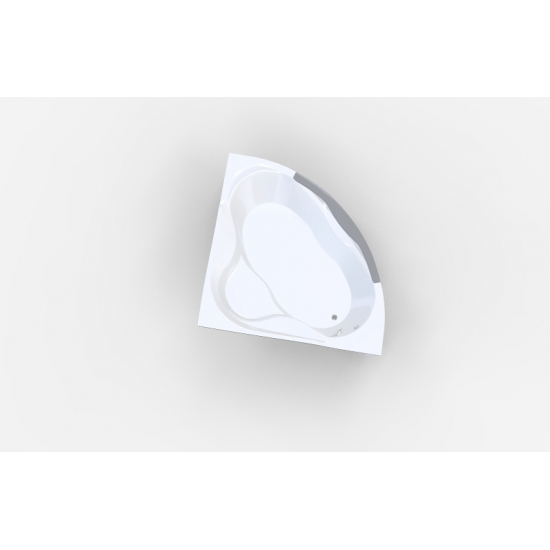 Акриловая ванна 1МАРКА  Grand Luxe 155x155 см, без опоры угловая, четверть круга