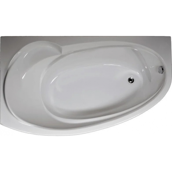 Акриловая ванна 1МАРКА  Julianna L 160x95 см, без опоры угловая, асимметричная