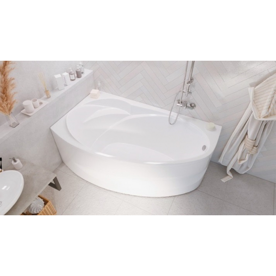 Акриловая ванна 1МАРКА  Julianna L 160x95 см, без опоры угловая, асимметричная