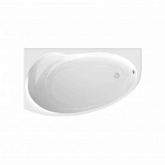 Акриловая ванна 1МАРКА  Julianna L 160x95 см, угловая, с каркасом, асимметричная