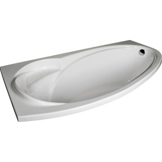 Акриловая ванна 1МАРКА  Julianna L 160x95 см, угловая, с каркасом, асимметричная