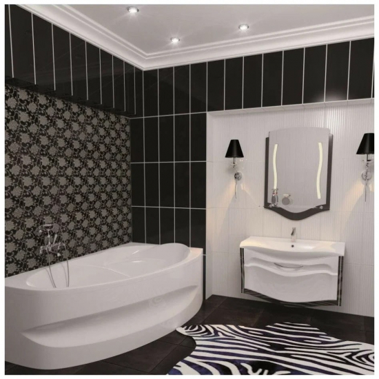 Акриловая ванна 1МАРКА  Julianna R 160x95 см, без опоры угловая, асимметричная