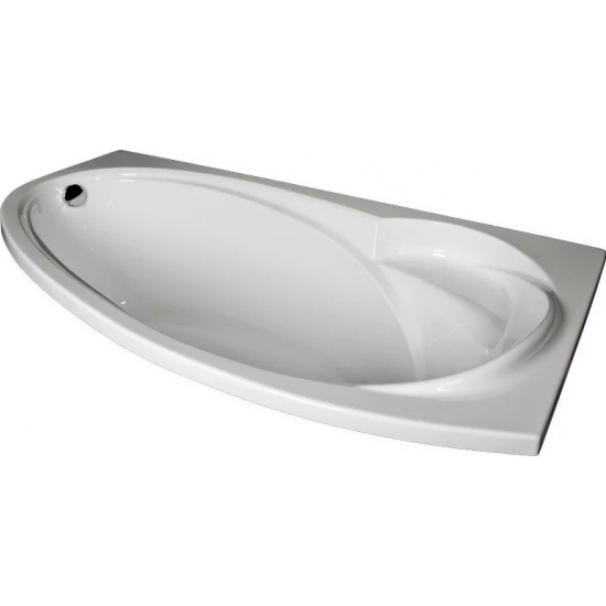 Акриловая ванна 1МАРКА  Julianna R 160x95 см, угловая, с каркасом, асимметричная