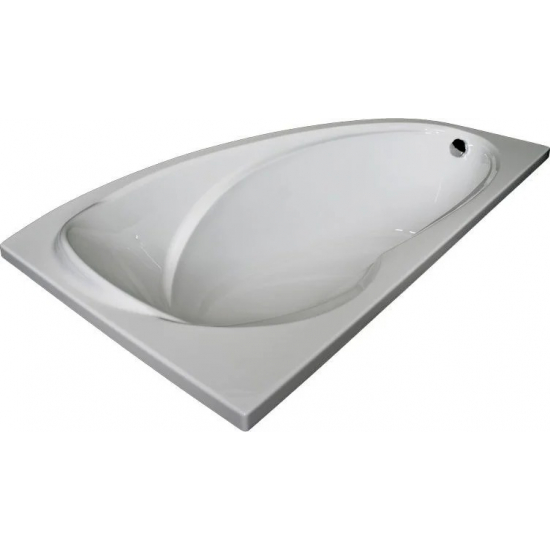 Акриловая ванна 1МАРКА  Julianna R 160x95 см, угловая, с каркасом, асимметричная