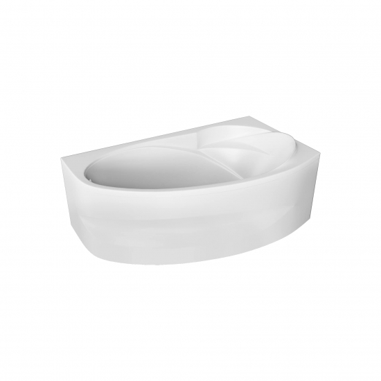 Акриловая ванна 1МАРКА  Julianna R 170x100 см, угловая, с каркасом, асимметричная