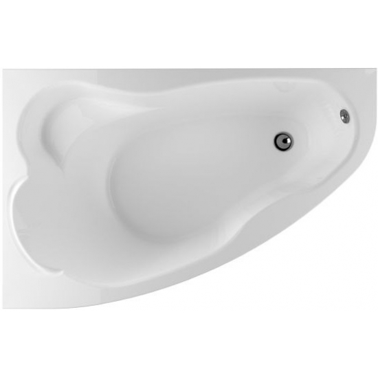 Акриловая ванна 1МАРКА  Lil L 140x90 см, угловая, с каркасом, асимметричная