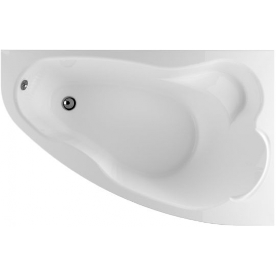 Акриловая ванна 1МАРКА  Lil R 140x90 см, без опоры угловая, асимметричная
