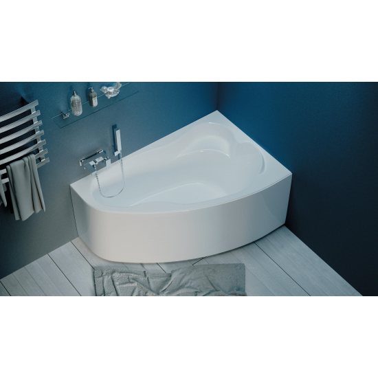 Акриловая ванна 1МАРКА  Lil R 140x90 см, без опоры угловая, асимметричная