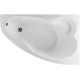 Акриловая ванна 1МАРКА  Lil R 140x90 см, угловая, с каркасом, асимметричная