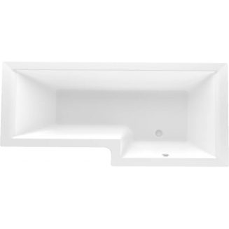 Акриловая ванна 1МАРКА  Linea R 165x85 см, с каркасом, асимметричная