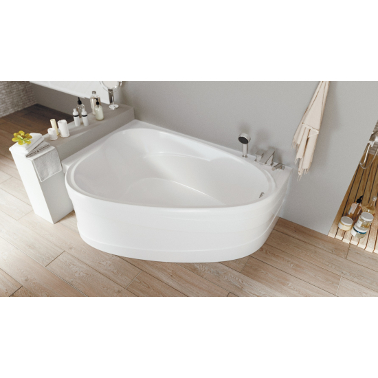 Акриловая ванна 1МАРКА  Love L 185x135 см, угловая, с каркасом, для двоих, асимметричная