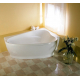 Акриловая ванна 1МАРКА  Love R 185x135 см, угловая, с каркасом, для двоих, асимметричная