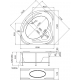 Акриловая ванна 1МАРКА  Palermo 150x150 см, угловая, с каркасом, для двоих, четверть круга