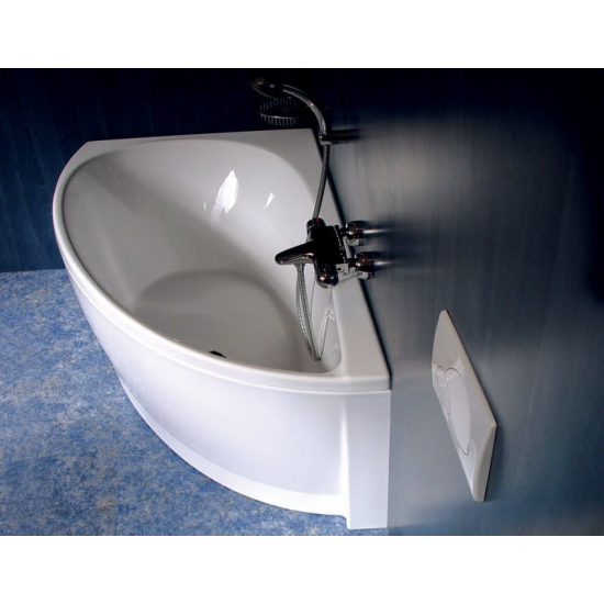 Акриловая ванна 1МАРКА  Piccolo L 150x75 см, угловая, с каркасом, асимметричная