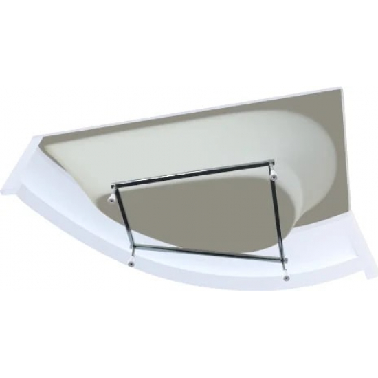 Акриловая ванна 1МАРКА  Piccolo L 150x75 см, угловая, с каркасом, асимметричная