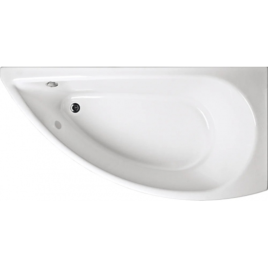 Акриловая ванна 1МАРКА  Piccolo R 150x75 см, угловая, с каркасом, асимметричная