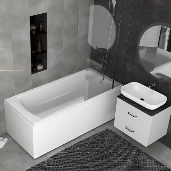 Акриловая ванна 1МАРКА  Prime 150x75 см, с каркасом