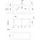 Акриловая ванна 1МАРКА  Viola 120x70 см, без опоры