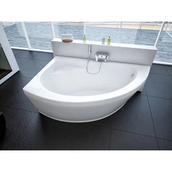 Акриловая ванна АКВАТЕК Аякс 2 AYK170-0000085 170x110 L см левая с каркасом и фронтальным экраном