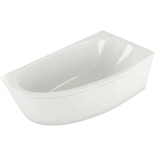 Акриловая ванна АКВАТЕК Дива DIV150-0000002 R без опоры 150x90 см, асимметричная