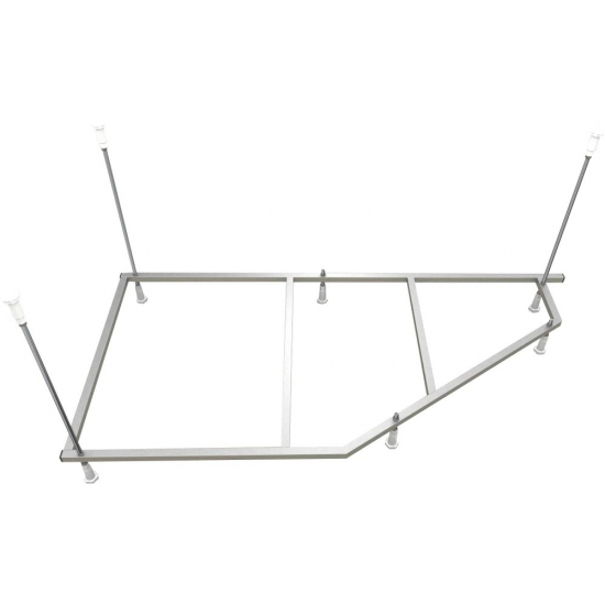 Акриловая ванна АКВАТЕК Дива L DIV150-0000001 150x90 см, с каркасом, асимметричная