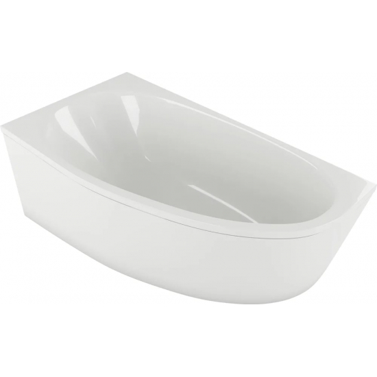 Акриловая ванна АКВАТЕК Дива L DIV170-0000002 170x90 см, с каркасом, асимметричная