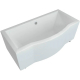 Акриловая ванна АКВАТЕК Гелиос GEL180-0000067 180x90 с каркасом и фронтальным экраном
