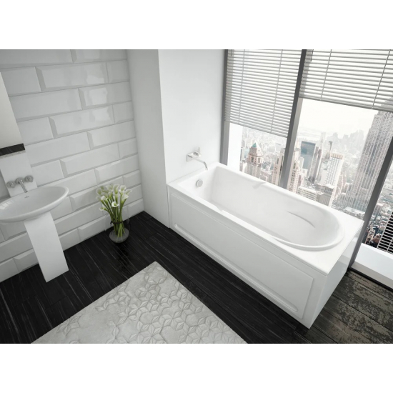 Акриловая ванна АКВАТЕК Леда LED170-0000047 170x80 см, с каркасом 