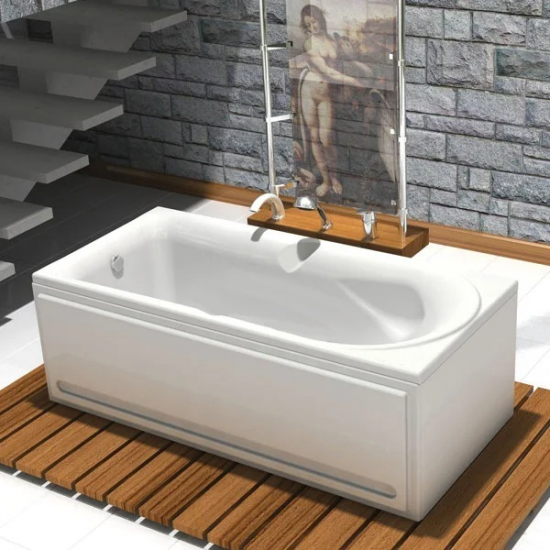 Акриловая ванна АКВАТЕК Леда LED170-0000047 170x80 см, с каркасом 