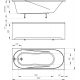 Акриловая ванна АКВАТЕК Либерти BER160-0000001 160x70 см, без опоры