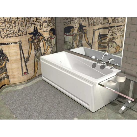 Акриловая ванна АКВАТЕК Либра LIB170-0000024 170x70 см,с каркасом и фронтальным экраном, слив справа