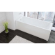 Акриловая ванна АКВАТЕК Либра New LIB160N-0000006 160x70 см, с каркасом, со сливом-переливом