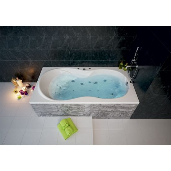 Акриловая ванна АКВАТЕК Мартиника MAR180-0000053 180x90 см, с каркасом, со сливом-переливом