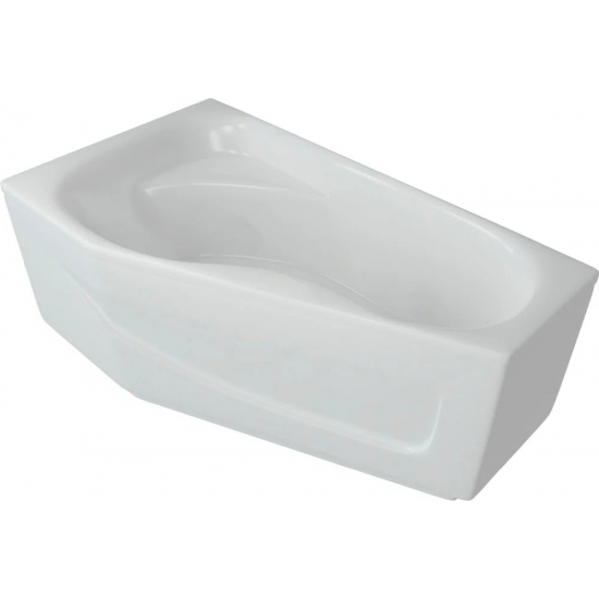 Акриловая ванна АКВАТЕК Медея MED180-0000037 170x95 L левая с каркасом и фронтальным экраном