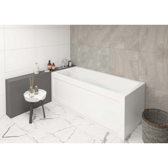 Акриловая ванна АКВАТЕК Мия MIY165-0000001 Eco-Friendly 165x70 см, без опоры