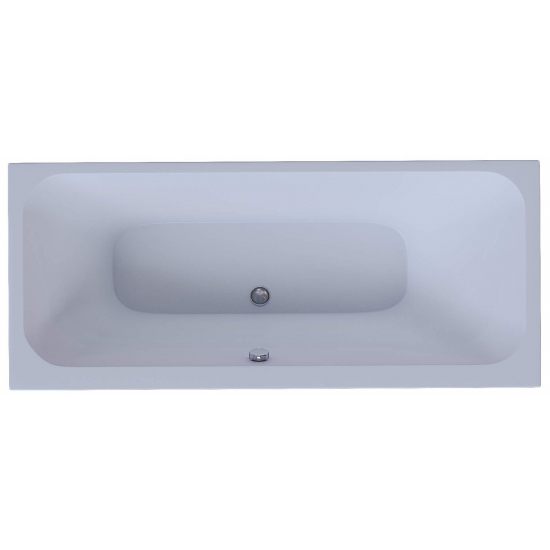 Акриловая ванна АКВАТЕК Мия MIY180-0000012 Eco-Friendly 180x80 см с центральным сливом, без опоры