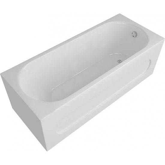 Акриловая ванна АКВАТЕК Оберон OBR170-0000049 170x70 с каркасом и фронтальным экраном слив справа