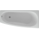 Акриловая ванна АКВАТЕК Пандора PAN160-0000054 R 160x75 см, правая, с каркасом, со сливом-переливом
