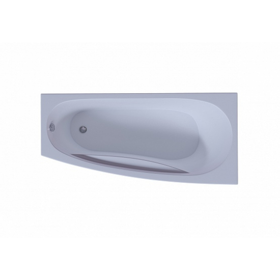 Акриловая ванна АКВАТЕК Пандора PAN160-0000054 R 160x75 см, правая, с каркасом, со сливом-переливом