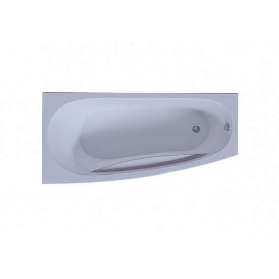 Акриловая ванна АКВАТЕК Пандора PAN160-0000078 L 160x75 см, левая, с каркасом, со сливом-переливом